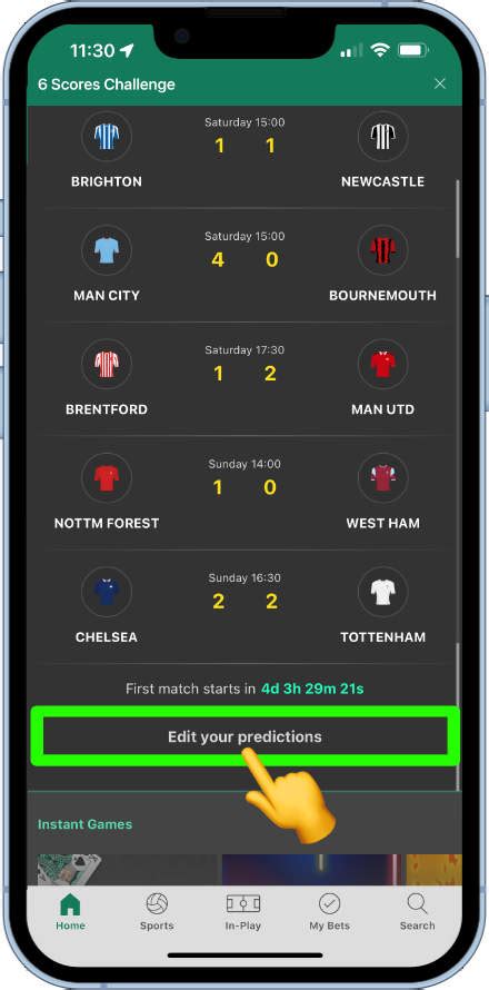 bet365 6 scores